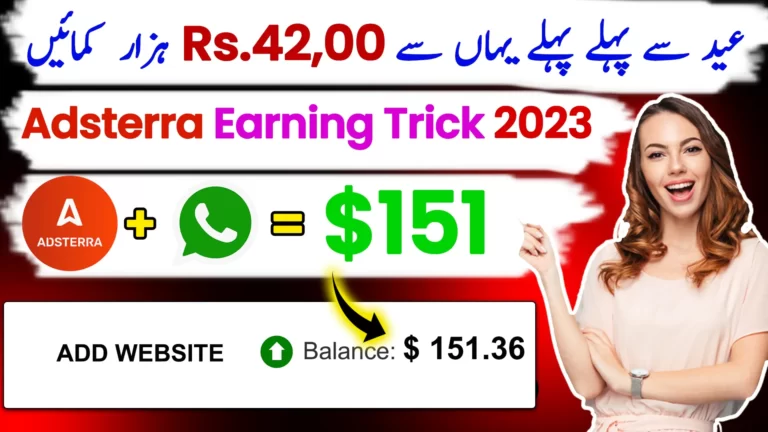 Adsterra Earning Trick 2023 | How to Make Money with Adsterra using Eid Wishing Script