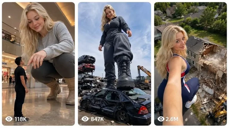 30-Foot Giantess Everyday Life Comedy Prompt — 2
