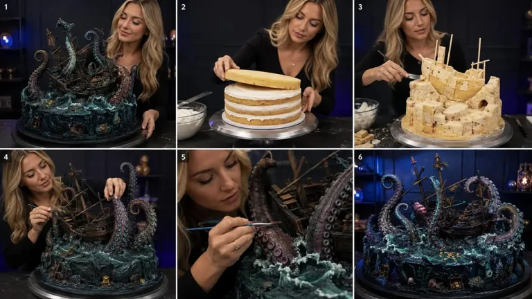 3D Sculptural Cake Artist Timelapse Prompt — 2
