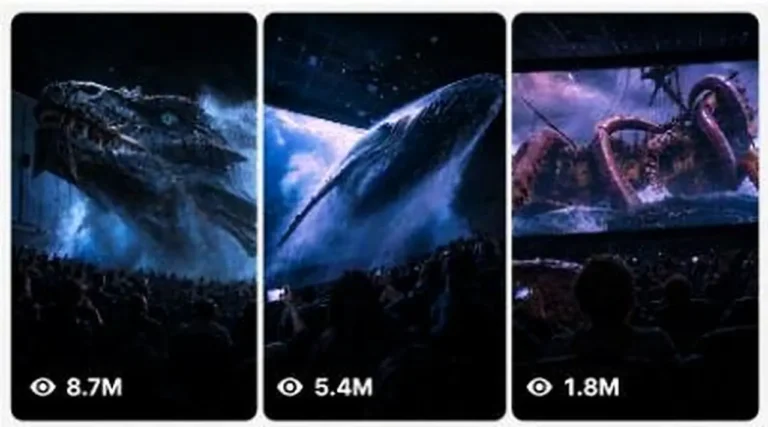 4D Cinema Screen Breakout Viral Video Prompt — 2