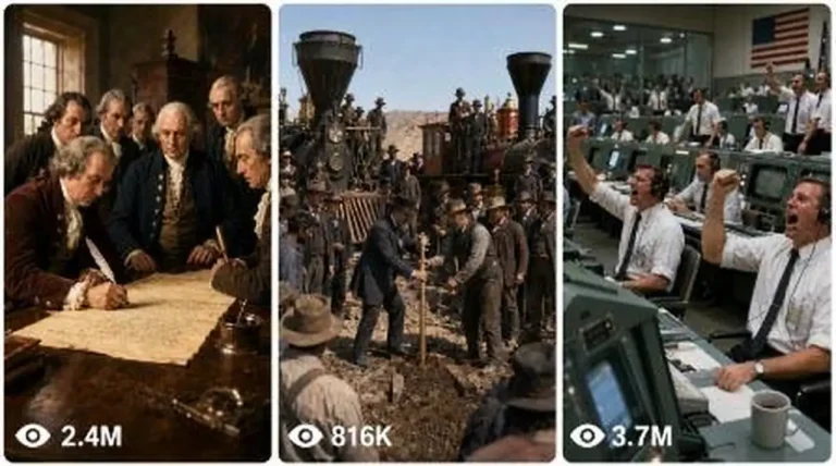 American History 15-Second Video Prompt CSV Generator — 2