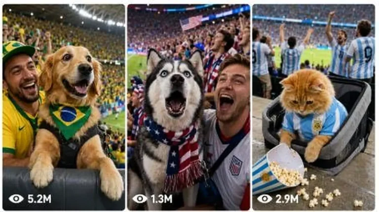Animal Football Fans Crowd-Reaction Broadcast Prompt — 2
