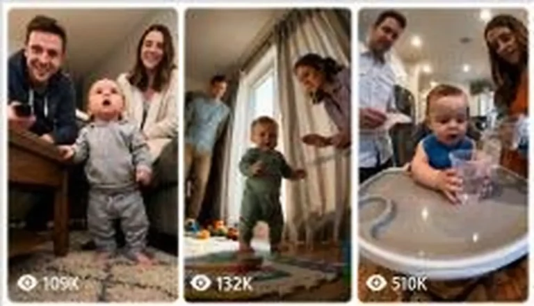 Baby and Parents Domestic Micro-Drama Prompt — 2