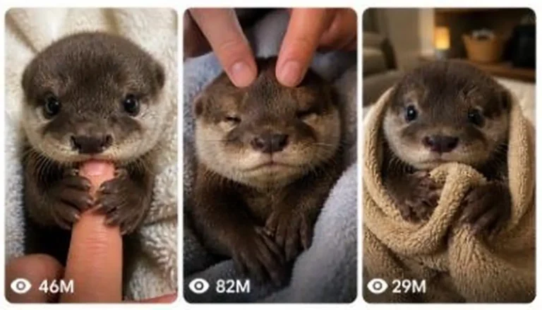 Baby Otter Raw POV Close-Up Video Prompt — 2