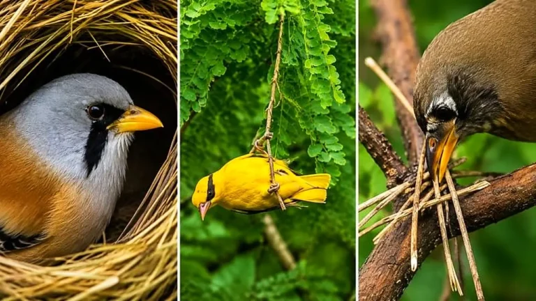 Bird Nest Building Wildlife ASMR Video Prompt — 2