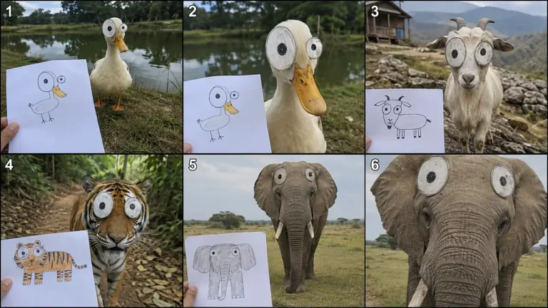 Child Drawing Becomes Real Creature Video Prompt — 4