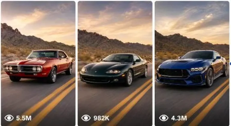 Cinematic Highway Scene and Car Evolution Prompts — 2