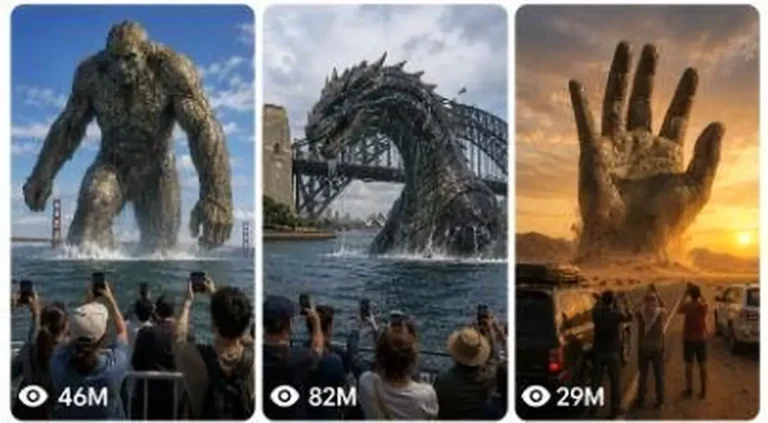 Colossal Giant Caught on Camera 2.0 Prompt — 2