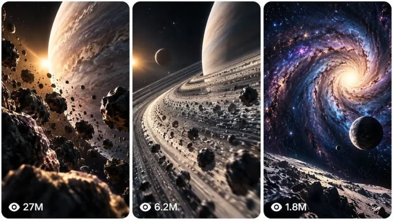 Cosmic Scale Journey Surreal Space Transition Prompt — 3