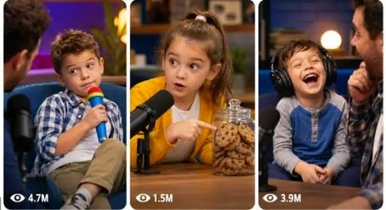 Cute Kid Talk Show Comedy Interview Video Prompt — 2