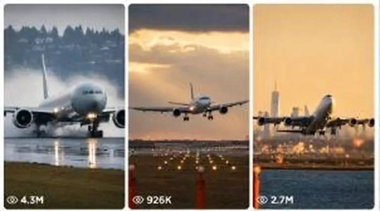 Dramatic USA Aircraft Landing and Takeoff Video Prompt — 1