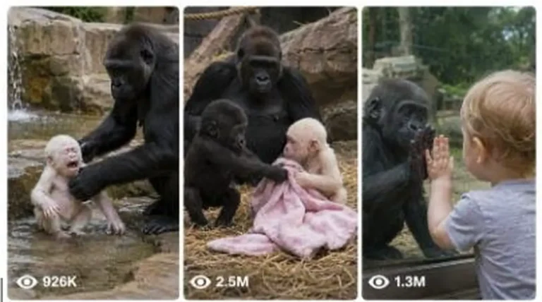 Emotional Baby Gorilla Family Viral Video Prompt — 2