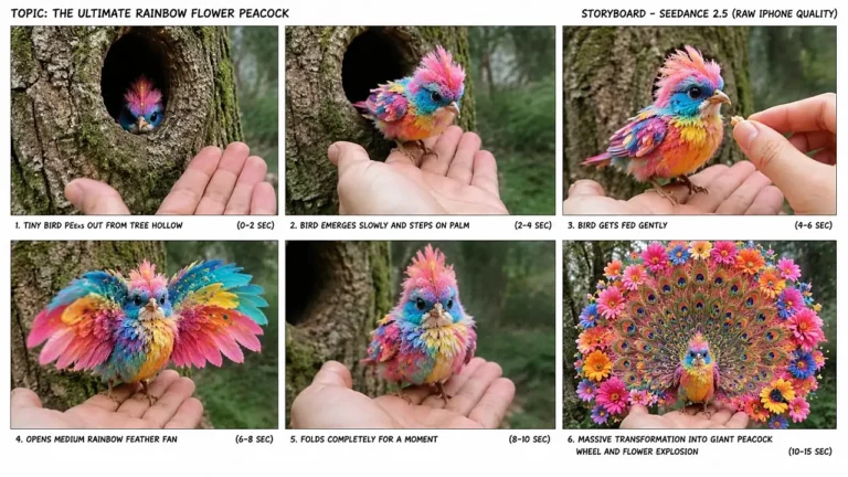 Fantasy Bird Discovery and Transformation Prompt — 2