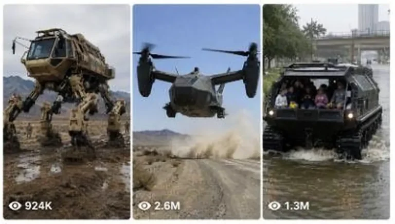 Futuristic US Army Mystery Tech Leaked Footage Prompt — 2