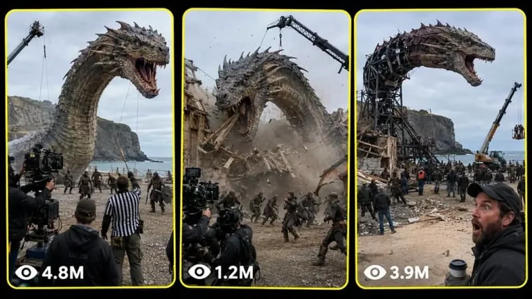 Hollywood Blockbuster Behind-the-Scenes Template Prompt — 3