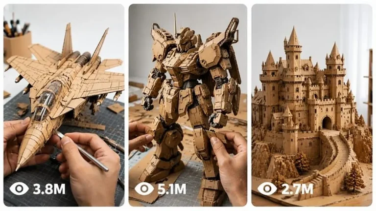 Interactive Cardboard DIY Seedance Video Prompt — 2