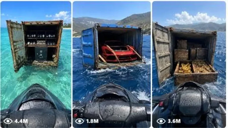 Jet Ski Lost Shipping Container Discovery POV Prompt — 2