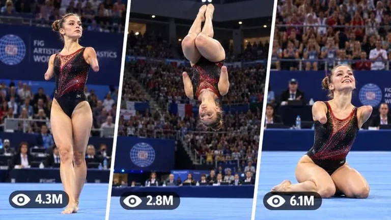 Limb-Difference Gymnastics Performance Video Prompt — 1