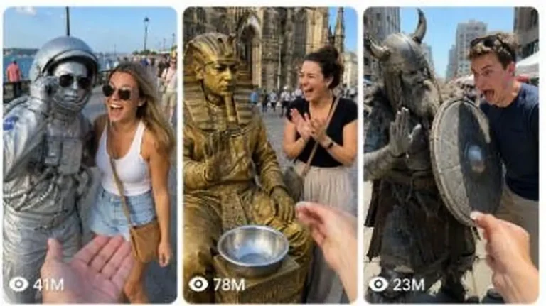 Living Statue Street Prank Comedy Prompt — 2