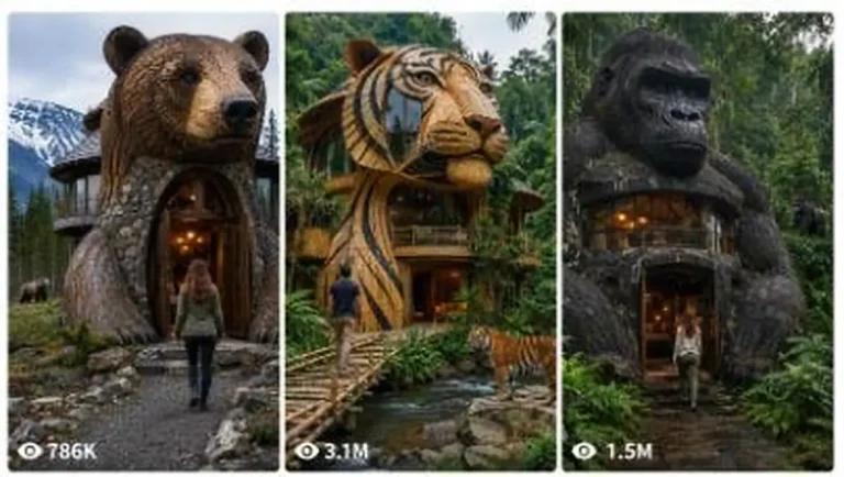 Luxury Jungle Animal House Walkthrough Prompt — 2