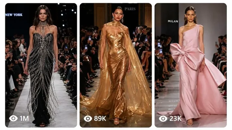 Luxury Runway Ramp Walk Spectator Video Prompt — 3