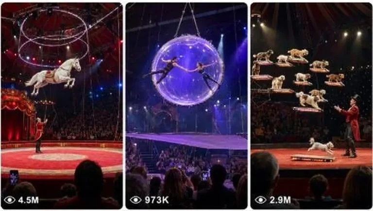 Magical Big Top Circus Performance Video Prompt — 2