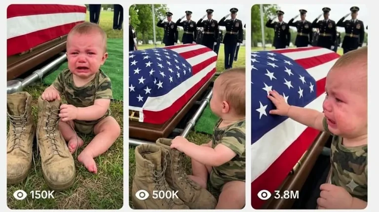 Military Funeral Toddler Farewell One-Take Prompt — 2