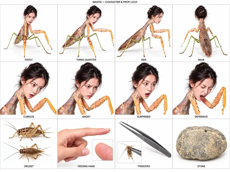 Same Woman, Different Animal Photoreal Creature Reel Prompt — 2
