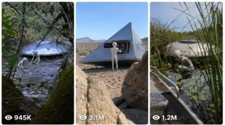 Secret Daytime UFO and Alien Witness Footage Prompt — 1