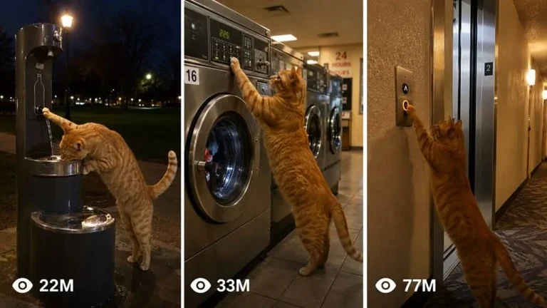Smart Cat Day and Night Adventures Prompt — 3