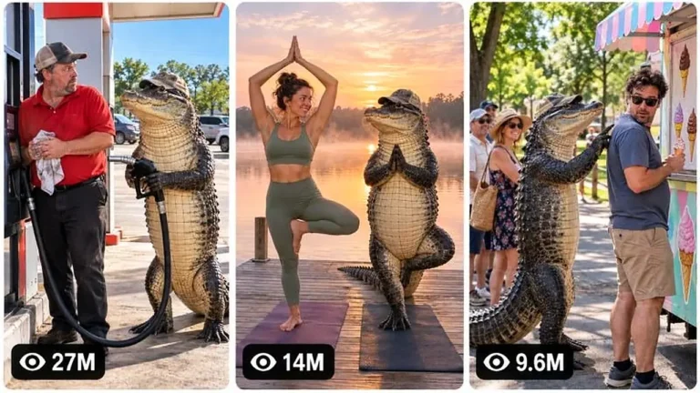 Standing Talking Alligator Comedy Prompt — 1