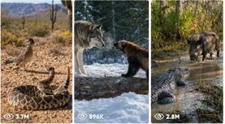Two Animal Standoff Sandbox Confrontation Prompt — 2