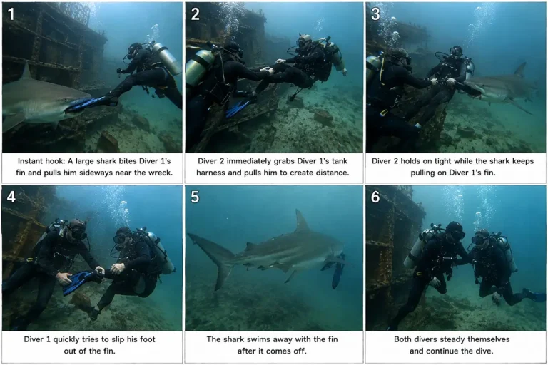 Underwater Giant Creature Survival and Rescue Prompt — 3