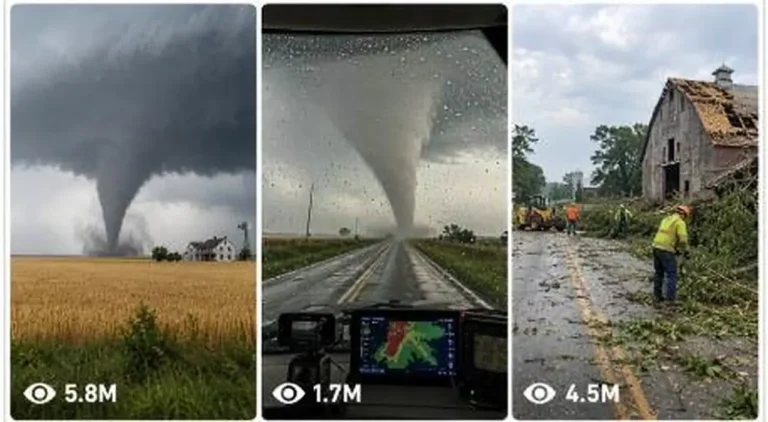 USA Mega Tornado Disaster Footage Video Prompt — 1